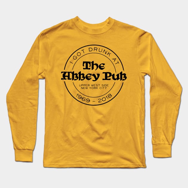 Abbey Pub - R.I.P. Stamp Long Sleeve T-Shirt by UselessRob